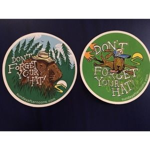 2 Stickers Don’t Forget Your Hat